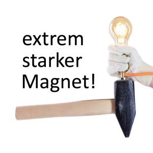 Magnetlampe mit Magnet