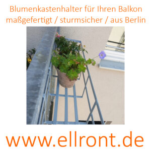 Blumenkastenhalter für Balkon