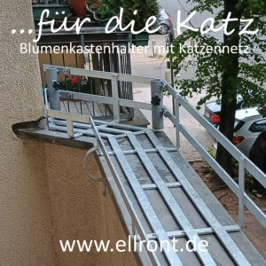 Katzennetz sicher befestigen