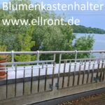 Rostfreie sturmsichere Blumenkübelhalter von www.ellront.de