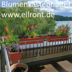 Metallhalter für Blumenkästen von der Berliner Firma www.ellront.de